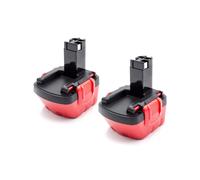 vhbw 2X Batteries Compatible avec Spit HDI 244, HDI 220 Outil électrique (1500 mAh, NiMH, 12 V)