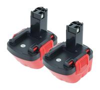 vhbw 2X Batteries Compatible avec Strapex STB65, STB63, STB61 Outil électrique (1500 mAh, NiMH, 12 V)