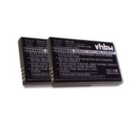 vhbw 2x Batteries compatible avec Tunstall 7202 Dect Handset, 7202P Dect Handset téléphone fixe sans fil (950mAh, 3,7V, Li-ion)