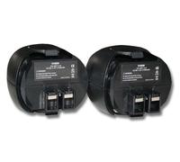 vhbw 2x Batteries compatible avec Würth Master 0700851 outil électrique (2100 mAh, NiMH, 4,8 V)