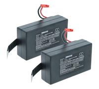 vhbw 2x Batteries compatible avec Yuneec Q500, ST10+ Chroma Ground Station, ST10 modéle RC (6800mAh, 3,7V, Li-ion)