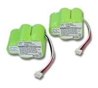 vhbw 2x Batteries Ni-MH pour aspirateurs Ecovacs Deebot D650, D66, D660, D68, D680. Remplace: 945-0006, 945-0024, 205-0001, LP43SC3300P5.