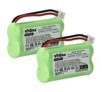 vhbw 2x Batteries (NiMH, 700mAh, 2.4V) compatible avec Siemens Gigaset Telefon A12 - A345, AL14 - AL145, AS14 - AS160, C240 Q063, Universum CL15 SL15
