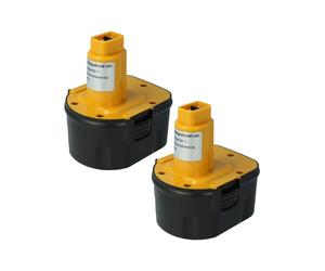 vhbw 2X Batteries Presses Compatible avec Rems, accu 12 V NI-CD/NI-H (2000mAh NiMH 12 V)