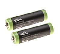 Vhbw 2x Batteries Remplacement Pour Panasonic Wer154l2504, Wer1511l2508, Wer160l2504 Pour Rasoir Tondeuse Électrique (1800mah, 1,2v, Nimh)