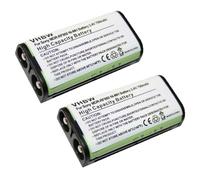 vhbw 2X Batteries Remplacement pour Sony BP-HP550-11 pour Casque Audio, écouteurs sans Fil (700mAh, 2,4V, NiMH)