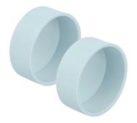 vhbw 2x Bouchon de tuyau pour aspiration centrale, intérieur, 50,8mm de diamètre / pour tuyau rond 2