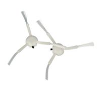 vhbw 2x Brosse latérale compatible avec Dreame L10 Pro, Z10 Pro, F9 Pro robot aspirateur - Lot de brosses, blanc