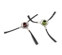 vhbw 2x Brosse latérale compatible avec Ecovacs Deebot Ozmo 950 930 robot aspirateur - Lot de brosses gauche/droite gris / vert