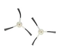 vhbw 2x Brosse latérale compatible avec Mova E30 Ultra robot aspirateur - Lot de brosses, blanc/gris