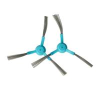 vhbw 2x Brosse latérale compatible avec Proscenic M6 Pro robot aspirateur - Lot de brosses, bleu clair/noir