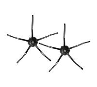 vhbw 2X Brosse latérale Compatible avec Roborock E5 Robot aspirateur - Lot de brosses, Noir