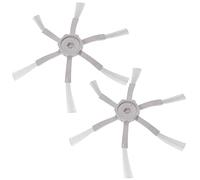 vhbw 2X Brosse latérale Compatible avec Roborock S6 Pure