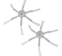 vhbw 2x Brosse latérale compatible avec Xiaomi Mi Robot Mijia 1S, Vacum (1.Gen) robot aspirateur - Lot de brosses, noir Noir G