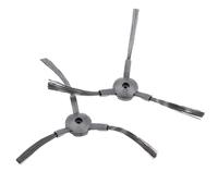 vhbw 2x Brosse latérale compatible avec Zaco A4, A4s, V5s, A6, V3, V5, V3s, V5s Pro, A6s robot aspirateur - Lot de brosses, gauche/droite, noir
