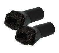 vhbw 2x Brosse pour meubles Brosse anti-poussière compatible avec Kärcher NT 75/2 Ap Me Tc aspirateur avec raccord rond 35 mm - 7cm