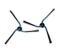 vhbw 2x brosses latérales compatible avec Samsung Navibot SR8895 - set de brosses d'aspirateur, gauche/droite, noir/bleu