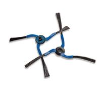 vhbw 2x brosses latérales compatible avec Samsung VC-RL87V, VC-RL87VR, VC-RL87W - set de brosses d'aspirateur, gauche/droite, noir / bleu