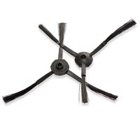vhbw 2x brosses latérales de rechange compatible avec Haier SWR-T320, SWR-T321, SWR-T322, SWR-T325 - set de brosses d'aspirateur, noir