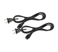 vhbw 2X Câble connecteur Euro Type F Compatible avec Akai S900, S950 - Prise C9, 2m