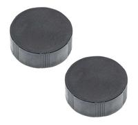vhbw 2X Capuchons d'objectif pour oculaire de Jumelles de 30mm - 2 pièces, Noir, à emboîter