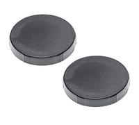 vhbw 2x Capuchons d'objectif pour oculaire de jumelles de 45mm - 2 pièces, noir, à emboîter