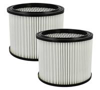 vhbw 2X Cartouche de Filtre Remplacement pour Scheppach 7906300706 pour système d'extraction - Filtre de Remplacement HEPA, 16 x 12,7 cm