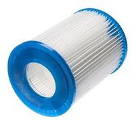 vhbw 2X Cartouches filtrantes Compatible avec Bestway Flowclear 2.006 l/h, 3.028 l/h Piscine Pompe de Filtration, Filtre à Eau Bleu/Blanc