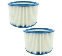 vhbw 2x Cartouche filtrante compatible avec Makita 447 L, 447 M aspirateur - Filtre pour particules fines