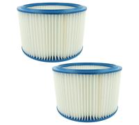 vhbw 2x Cartouche filtrante compatible avec Nilfisk / Alto IVB 5M, IVB 7M, IVB 961-0L, IVB 963-2M aspirateur - Filtre pour particules fines