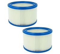 vhbw 2x Cartouche filtrante compatible avec Stihl SE 120 aspirateur sans fil - Filtre pour particules fines