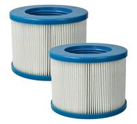 vhbw 2X Cartouche filtrante Remplacement pour Arebos AR-6FK, 4260627422975 pour Spa, Bain à remous - Filtre de Rechange Bleu/Blanc
