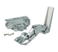 vhbw 2x Charnière de porte compatible avec Siemens KI32LVFE0, KI32NA40, KI32LAF30, KI32R440, KI32V440, KI32NA50 réfrigérateur - Kit réparation
