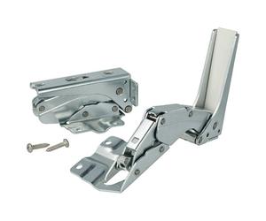 vhbw 2x Charnière de porte compatible avec Siemens KI38RA50, KI38LA50RU, KI38RA40GB, KI38RA42, KI38LA51, KI38RA40 réfrigérateur - Kit réparation