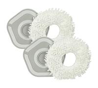 vhbw 2x compatible avec Xiaomi Dreame W10, W10 Pro aspirateur robot - tampon microfibre