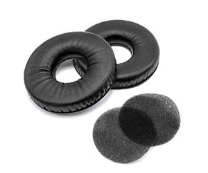 vhbw 2X Coussinets d'oreille Compatible avec AKG K141, K141M, K121, K121S, K121 Studio Casque Audio, Headset - Noir, Brillant