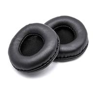 vhbw 2X Coussinets d'oreille Compatible avec écouteurs nécessitant des Coussinets de 60 mm Casque Audio, Headset - Noir, 6 cm
