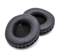 vhbw 2X Coussinets d'oreille Compatible avec écouteurs nécessitant des Coussinets de 80 mm Casque Audio, Headset - Noir, 8 cm