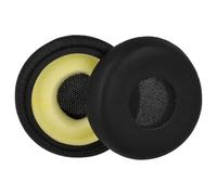 vhbw 2X Coussinets d'oreille Compatible avec Jabra 6399-823-109, 5393-829-309 Casque Audio, Headset - Noir/Jaune, 6 cm