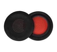 vhbw 2X Coussinets d'oreille Remplacement pour Plantronics 0017229150553, 205300-01 pour Casque Audio, Headset - Noir/Rouge, 8,0 cm