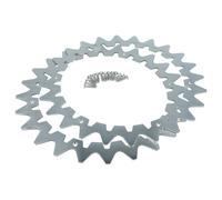 vhbw 2x Crampon compatible avec Segway Navimow i105E robot tondeuse - acier inox