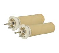 vhbw 2x Élément chauffant compatible avec Leister Triac AT, ST Easyfloor, ST pistolet soudeur à air chaud - 1550 W, céramique, 2,6 x 9,1 cm