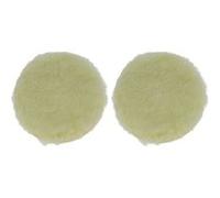 vhbw 2x Eponge de polissage compatible avec Bosch PEX 300 AE, PEX 400 AE ponceuses excentriques et à vibration - 12,5 cm diam. de travail, beige G