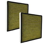 vhbw 2x filtre 4 en 1 compatible avec Boneco AH300, H300, H400 purificateur d'air - Avec charbon actif, filtre à particules et biofonctionnel