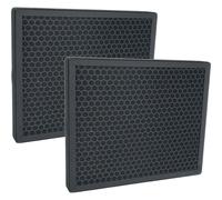 vhbw 2x Filtre à air compatible avec Fakir Vigor, Plus SC, Plus LR600 purificateur - multicouches HEPA + charbon actif