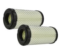 vhbw 2x Filtre à air compatible avec Kubota B B 7100HST-E, B B 7100, B B 7100HST-DT, B B 7000 pelleteuse - Filtre moteur extérieur