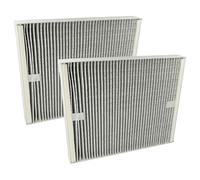 vhbw 2x Filtre à air compatible avec Stadler Form Roger Little purificateur - multicouches HEPA (H12) + charbon actif