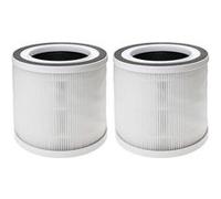 vhbw 2x Filtre à air compatible avec TCL Breeva A1, A1W purificateur d'air - Filtre combiné pré-filtre + HEPA 13 + charbon actif G