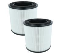 vhbw 2x Filtre à air remplacement pour Bosch 4062321717995, 7733702201 pour purificateur - multicouches préfiltre + HEPA + charbon actif