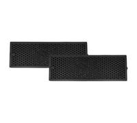 vhbw 2x Filtre à charbon actif compatible avec Braun Scan & Clean BFD104BE, Scan & Clean BFD104BE2 purificateur d'air - Filtre à air noir